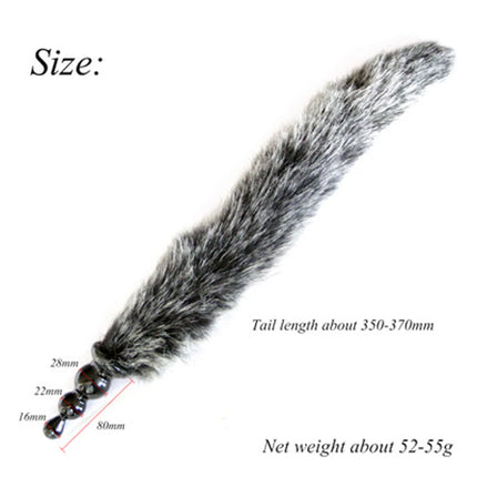 Fox Tail Anal Plug Strap-on Dog Buttplug Couples Flirting Adult Games Anus Sex Toys for Men Women Cosplay Props Erotic Products