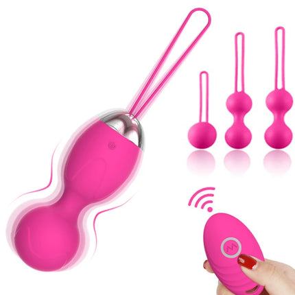 5pcs Medical Silicone Vibrator Kegel Balls Exercise Tightening Device Ball Safe Ben Wa Ball for Women Vaginal massager Adult toy