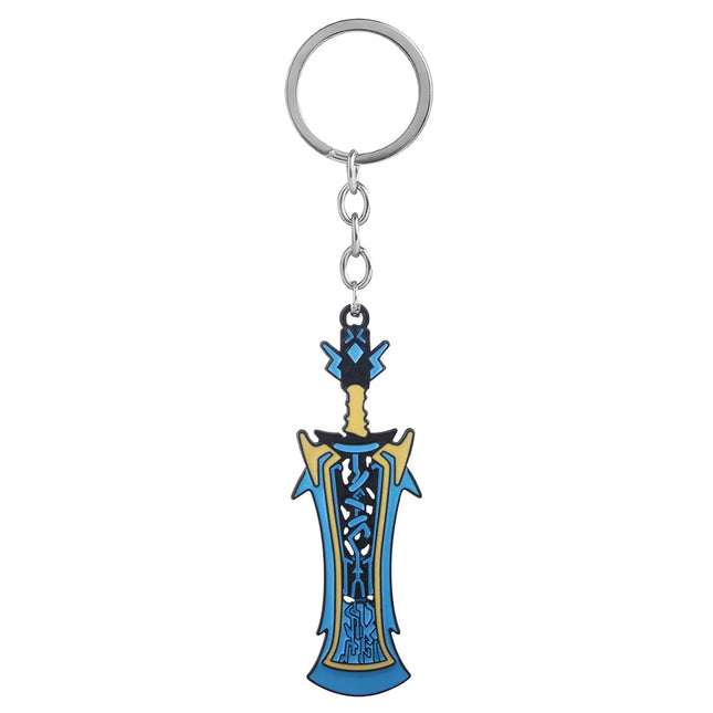 Game Xenoblade Chronicles 2 Key chains Metal MONADO Pyra Mythra Sword Rex Core Chaveiro Keyrings car Key Chain Jewelry