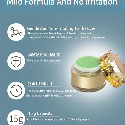 Blueyes 15g Eyelash Glue Remover Cream For Eyelashes Extension Non Irritating Fast Cleaning Lash Grafting Adhesive Makeup Tools
