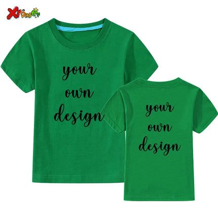 Custom long sleeve Shirt Kids Personalized photo Shirt Children's T-shirt name clothing Girl Boy shirt Toddler logo Design Shirt