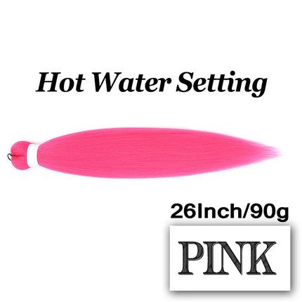 Braiding Hair Pre-stretched 26 Inch Hair Extensions for Afro Crochet Braids Synthetic Hair DIY Purple Pink Peach Red Jumbo Braid