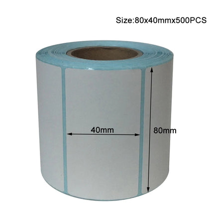 19 sizes Label stickers barcode Sticker label for Zebra Paper Adhesive Sticker Supermarket Blank sticker