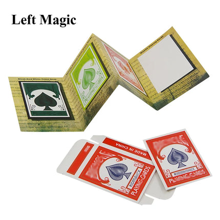 Funny 3D Advertising Magic Tricks Card Deck Appearing Magic Magician Close Up Gimmick Props Mentalism Comedy Classic Toy