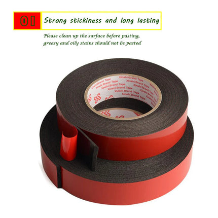 1 PC 1mm-2mm-3mm Thickness Strong Double Side Adhesive Foam Tape 10mm-50mm for Mounting Fixing Pad Sticky