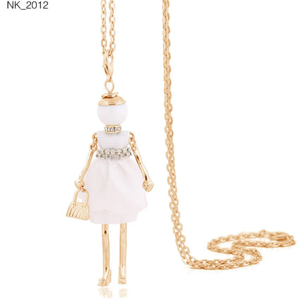 Cute Women Necklace Statement Lady Charm Long Trendy Necklace 2026 New Fashion Female Big Pendant Lovely Jewelry Gift Wholesale