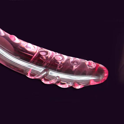 Glass Dildo Anal Vagina Massager Artificial Glans Penis Spiral G Spot Simulator Butt Plug Adult Products Sex Toys for Women Men