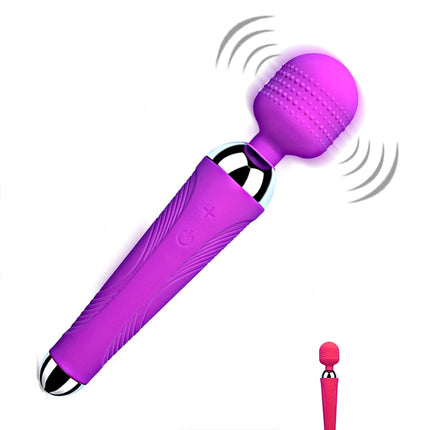 Powerful Dildo Vibrator AV Magic Wand G-Spot Massager Sex Toys For Women Couples Clitoris Stimulate Goods for Adults USB Charge