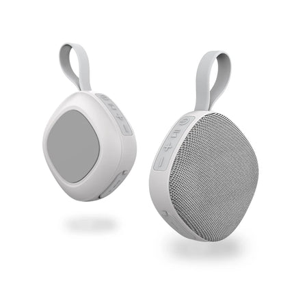 Rockmia EBS-303 5W Mini Portable Speaker Bluetooth 5.0 Fabric Mesh Subwoofer with Magnet Function Waterproof TF Card Player Gift
