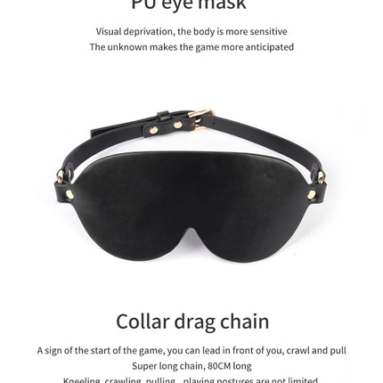 Luxury Genuine leather BDSM Kits Bed Bondage Set Restraint Handcuffs Collar Gag Erotic Sex Toys For Women Couples Adult Games