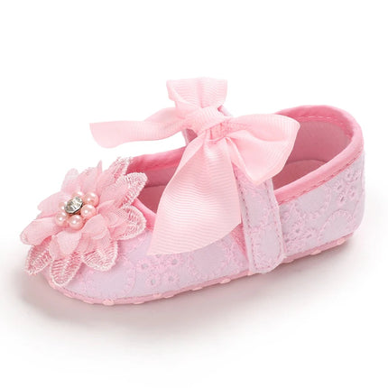 VALEN SINA Spring And Autumn 0-18 Months Baby Walking Shoes Flowers Soft Soles Breathable Baby Shoes Princess Shoes