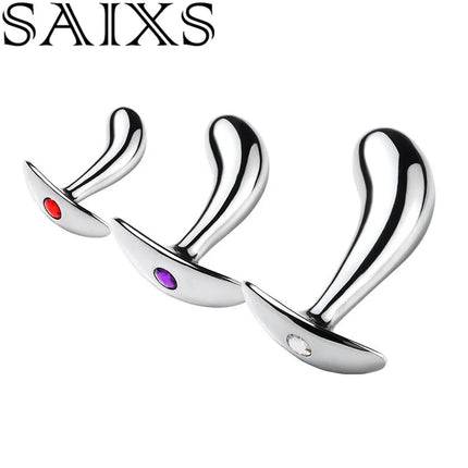 Metal Anal plug P Spot Stimulator Prostate Massager Butt Plug Wearable Sex Toys for Men and Women Dropshiping