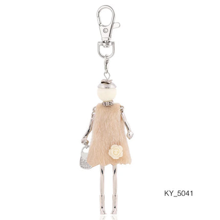 Fashion Women Keychain New Statement Charm Metal Key Chain for Lady Jewelry  Gift Female Trendy Bag Pendant Wholesale