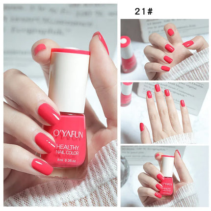 Nail Art Tearable Quick Dry Normal Without Lamp Nail Polish Glitter Sequins UV Varnish Matte Waterproof No-bake Nail Polish