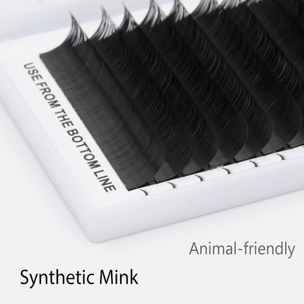 5cases Quality eyelash extensions tray fake mink single eyelash size single eyelash soft natural eyelash false eyelash