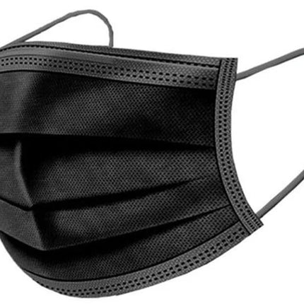 Mask Disposable Nonwove 3 Layer Filter Mask mouth Face mask filter safe Breathable Black Protective masks Fast Ships