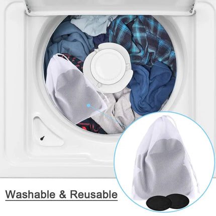 10/16/20Pcs Reusable Bamboo Cotton Make Up Remover Pads Washable Triple Layer Facial Skin Care Wipe Pads Cleaning Pad with Bag