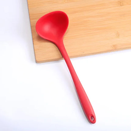 1pcs Silicone Kitchen Utensils Non-stick Kitchenware Cooking Tools BBQ Spoon Spatula Ladle Egg Beaters Tools bar Accessories