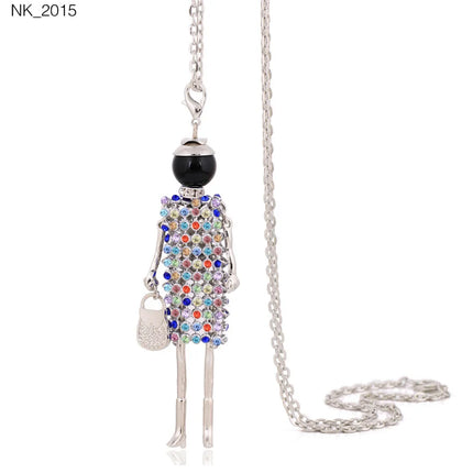 Cute Women Necklace Statement Lady Charm Long Trendy Necklace 2026 New Fashion Female Big Pendant Lovely Jewelry Gift Wholesale
