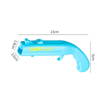 Cap Gun Beer Bottle Opener Flying Cap Launcher Shooter Party Bar Tool Gift Abridor De Garrafa Drinking Game Kitchen Tool Gadgets