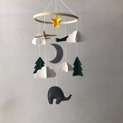 Baby Rattle Mobile Crib Toy Bed Hanging Newborn Wind Chimes Bell Kids Room Decoration Photography Props Dropshipping