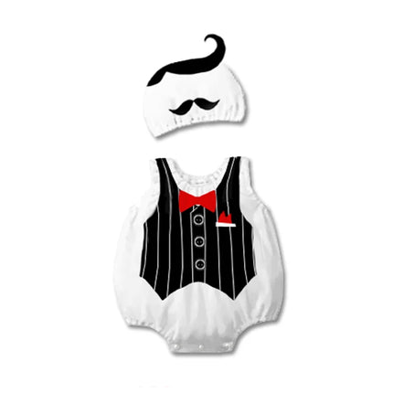 New Cartoon Baby Boys Girls Costume Newborn Mickey Minne Kids Baby Jumpsuit Mickey Stitch Donald Duck Summer Newborn Jumpsuit