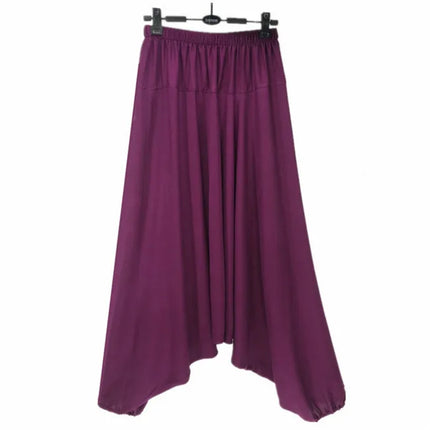 14 colors Plus size men's loose casual cotton cross pants, M-5XL Aladdin Lantern Wide Leg Trousers hip hop dancing Harem Pants