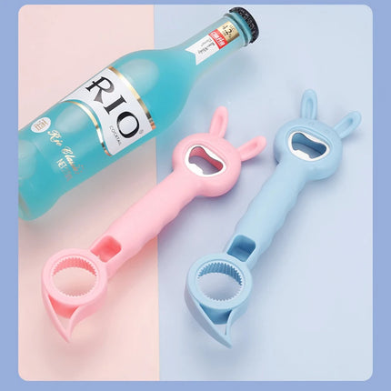 Multifunctional Four-In-One Safety Can Bottle Opener Household Canned Bottle Cap Screwing Device Home Tool