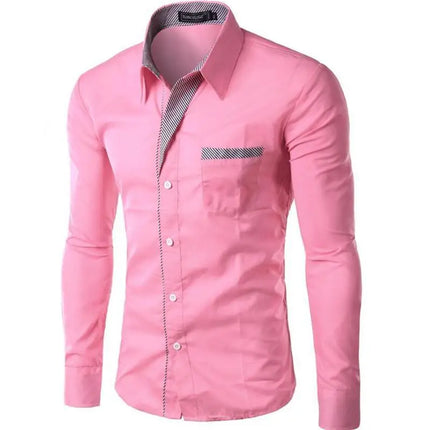 2026 Hot Sale New Fashion Camisa Masculina Long Sleeve Shirt Men Slim fit Design Formal Casual Brand Male Dress Shirt Size M-4XL