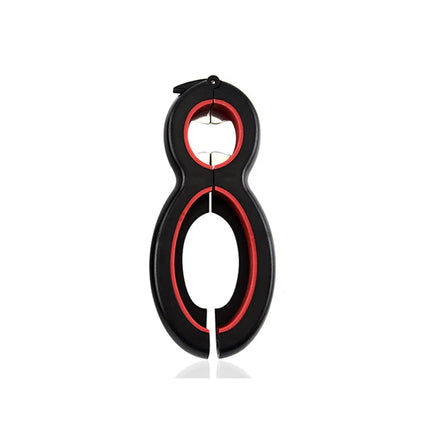Jar Opener for Multifunctional  6-in-1 Bottle Opener Jar Lids Opener, 4-in-1 Jar Opener and Non Slip Lids Opener Gripper