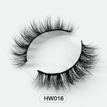 Dropshipping Wholesale Natural Wispy 3d Mink False Lashes Makeup Mink Fake Eyelashes With Soft Band Make-up For Women