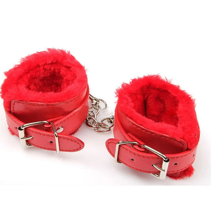 BDSM Bondage Restraint Fetish Slave Handcuffs Ankle Cuffs Adult Games Erotic Sex Toys For Women Men 18 Couples Role Play Cosplay