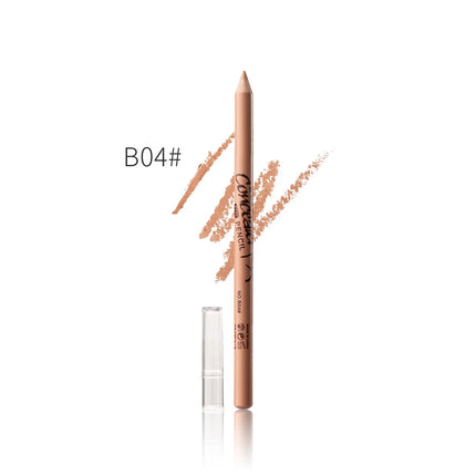 Face Dark Circle Concealer Pen Cover Up Acne Scars Fine Lines Wooden Handle Soft Cream Waterproof Face Contour Pen Face Makeup