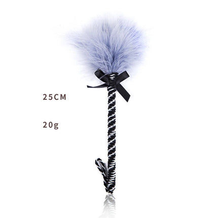 Candiway Soft Feather Tickler Spanking Paddle Whip Erotic Fetish Flirting BDSM Tease Tool Sex Toys For Couples