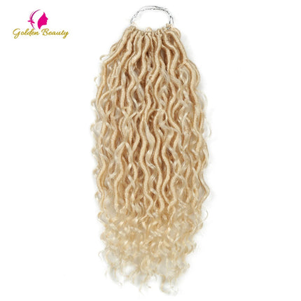Goddess Locs Synthetic Crochet Hair river locs crochet hair  Locks Crochet hair faux locs fulcrum 14inch 18inch Beauty