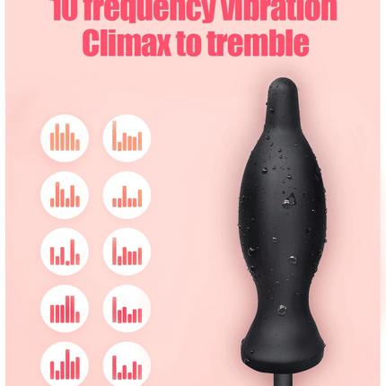 Inflatable Silicone Penis/Ball Gag Oral Dildo Open Mouth Plug Expandable Pump Big Anal Butt Plug Vibrator BDSM Flirt Sex Tools