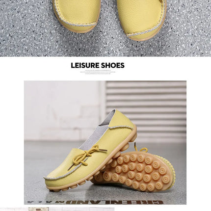 Women Flats Hot Sell Colourful Leather Women Loafers Ballet Pointed Toe Flats Ladies Shoes Loafers Plus Size 44 Zapatos De Mujer