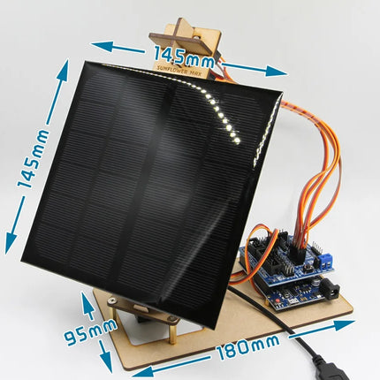 Arduino Program Smart Solar Tracker Can Be Used For Mobile Phone Charging Maker Power Generation Project DIY STEM Toy Parts