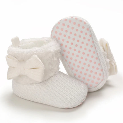 0-18M  Boots For Newborn Baby Girl Snow Boots Winter Thermal Shoes Plush Ankle Boots Winter Baby Boys And Girls Thermal Shoes