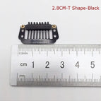 2.8cm T shape black