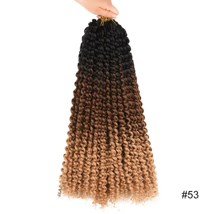 TOMO Passion Twist Crochet Hair Synthetic Curly Braiding Hair Extensions for Women 14 18 22Inch 22Strands Spring Twist Braids