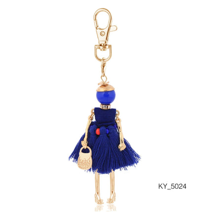 Fashion Women Keychain New Statement Charm Metal Key Chain for Lady Jewelry  Gift Female Trendy Bag Pendant Wholesale