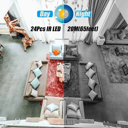8MP 4K IP66 Waterproof Bullet Outdoor POE Camera, IP Surveillance Camera Security Night CCTV System Cam