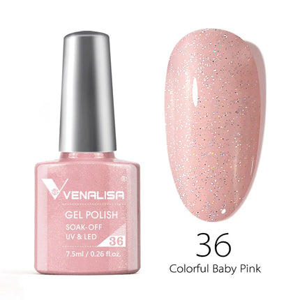 Venalisa VIP4 7.5ml Gel Nail Polish Hema Free Full Coverage Beautiful Semi Permanent Soak Off UV LED Gel Nail Polish Gel Lacquer