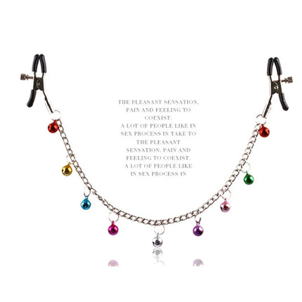 Lot Nipple Clamps Sex Toys For woman Sexy Adult Novelty Mercy Chained milk Clip bells Female Breast Clip clitoris restraints