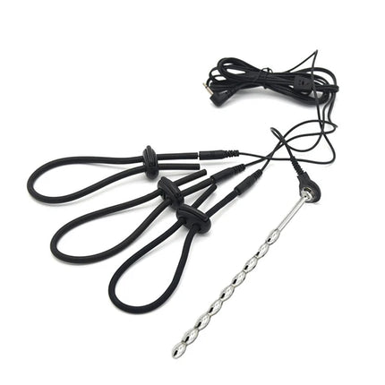 Teaser Electric Shock Sex Toys,Electro Pulse Anal Plug Penis Plug Nipple Clamp Cock Ring,Strong Power Box,SM Product Accessories