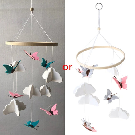 Baby Rattle Mobile Crib Toy Bed Hanging Newborn Wind Chimes Bell Kids Room Decoration Photography Props Dropshipping