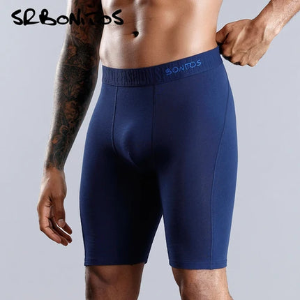 Long Leg Shorts Boxer Men’s Underwear Men Panties Men Underpants Boxershorts High Quality Natural Cotton Sexy