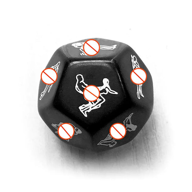 12-Sided Sex Dice, Erotic Craps Sex Glow Dice, Letter Dice, Sex Love Positions Dice, Sex Funny Adult Dice Games, BDSM Bondage Dice