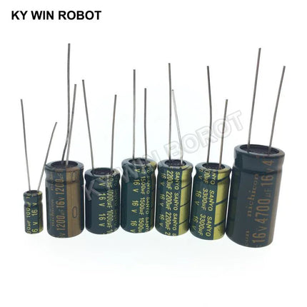 2-50pcs 10V 16V 25V 35V 50V High Frequency Low ESR Aluminum Capacitor 100UF 220UF 330UF 470UF 680UF 1000UF 1500UF 2200UF 3300UF